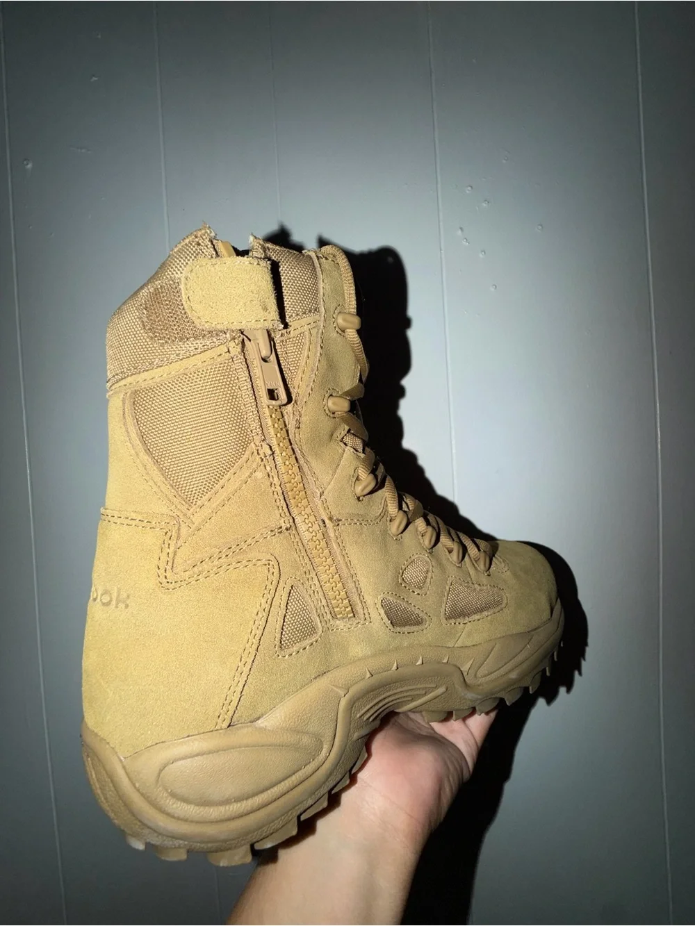 Men Reebok Rapid Response Stealth Tactical Boots Size 10.5W (NO BOX)